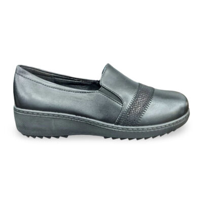 Γυναικείο Μοκασίνι - Loafer Μαύρο Λάρισα-eshop