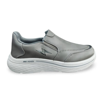 Ανδρικό παπούτσι Slip-On Sneaker - Γκρι/Μαύρο/Μπλε Λάρισα-eshop