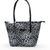Μεγάλη Γυναικεία Τσάντα (Tote Bag) με Animal Print Λεοπάρ Λάρισα-eshop