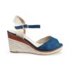 Γυναικείες Πλατφόρμες Suede - Navy Blue Λάρισα-eshop