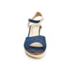 Γυναικείες Πλατφόρμες Suede - Navy Blue Λάρισα-eshop