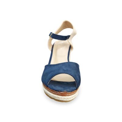 Γυναικείες Πλατφόρμες Suede - Navy Blue Λάρισα-eshop
