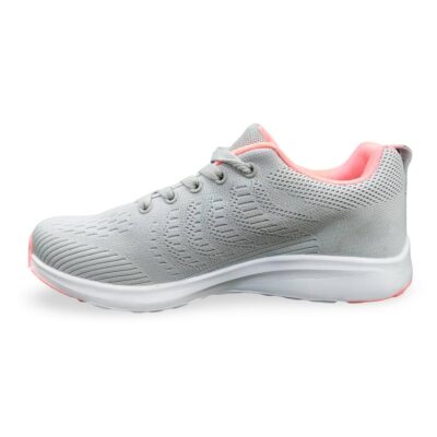 Γυναικεία Αθλητικά Sneakers - Γκρι/Ροζ Λάρισα-eshop