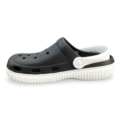 Γυναικεία Clogs - Μαύρο/Μπεζ Λάρισα-eshop