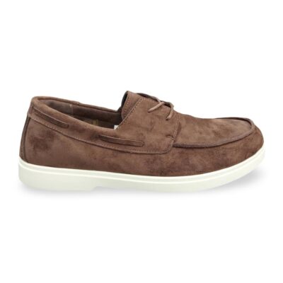 Ανδρικά Παπούτσια Suede Loafers - Μαύρο & Καφέ Λάρισα-eshop