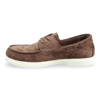 Ανδρικά Παπούτσια Suede Loafers - Μαύρο & Καφέ Λάρισα-eshop