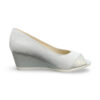 Γυναικείες Πλατφόρμες Peep-Toe - Ασημί Λάρισα-eshop