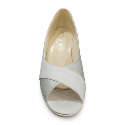Γυναικείες Πλατφόρμες Peep-Toe - Ασημί Λάρισα-eshop