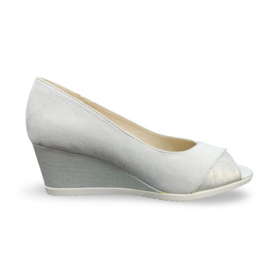 Γυναικείες Πλατφόρμες Peep-Toe - Ασημί Λάρισα-eshop