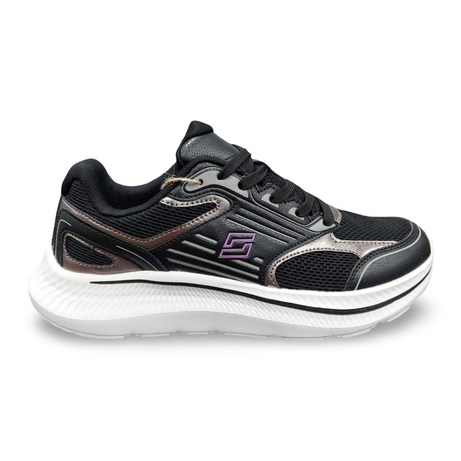 Γυναικεία Αθλητικά Παπούτσια Sneakers - Λευκό / Μαύρο Λάρισα-eshop