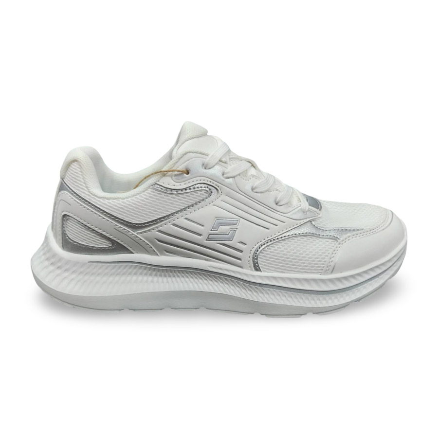Γυναικεία Αθλητικά Παπούτσια Sneakers - Λευκό / Μαύρο Λάρισα-eshop