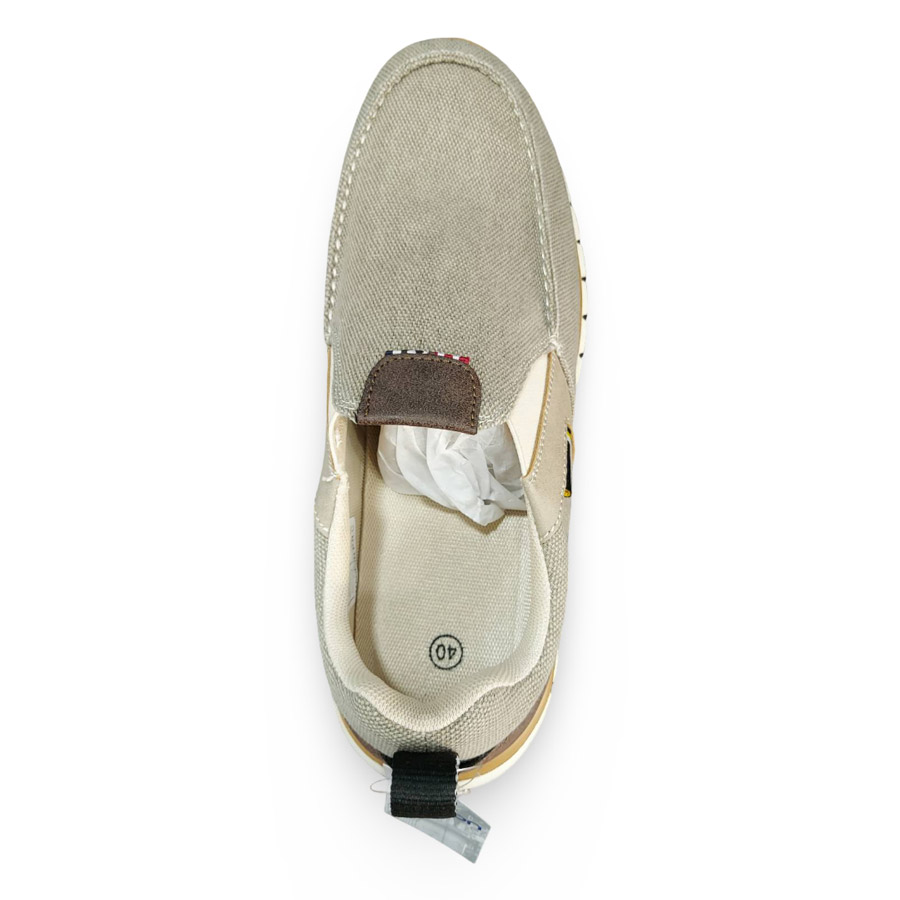Ανδρικά Slip-On Loafers - Μπεζ / Καφέ Λάρισα-eshop
