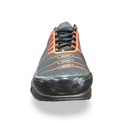 Ανδρικά Αθλητικά Sneakers με Αεροθάλαμο - Μαύρο / Πορτοκαλί Λάρισα-eshop