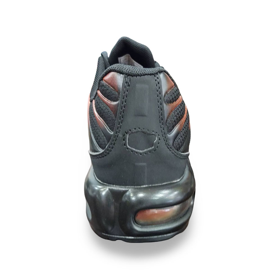 Ανδρικά Αθλητικά Sneakers με Αεροθάλαμο - Μαύρο / Πορτοκαλί Λάρισα-eshop